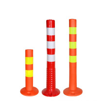 PU Flexible Elasticity Traffic Plastic Road Warning Post, Road Traffic Flexible Warning Post/